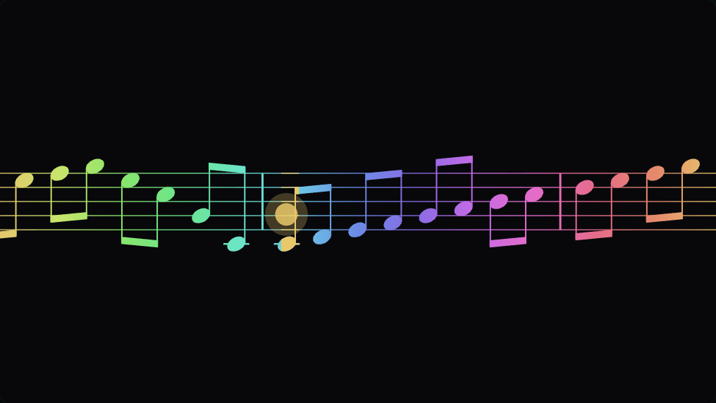 New Year Musical Captions style